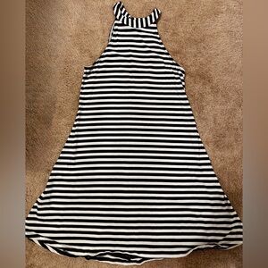 Express Monochrome Striped Dress - Like New